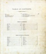 Table of Contents, Greene County 1879